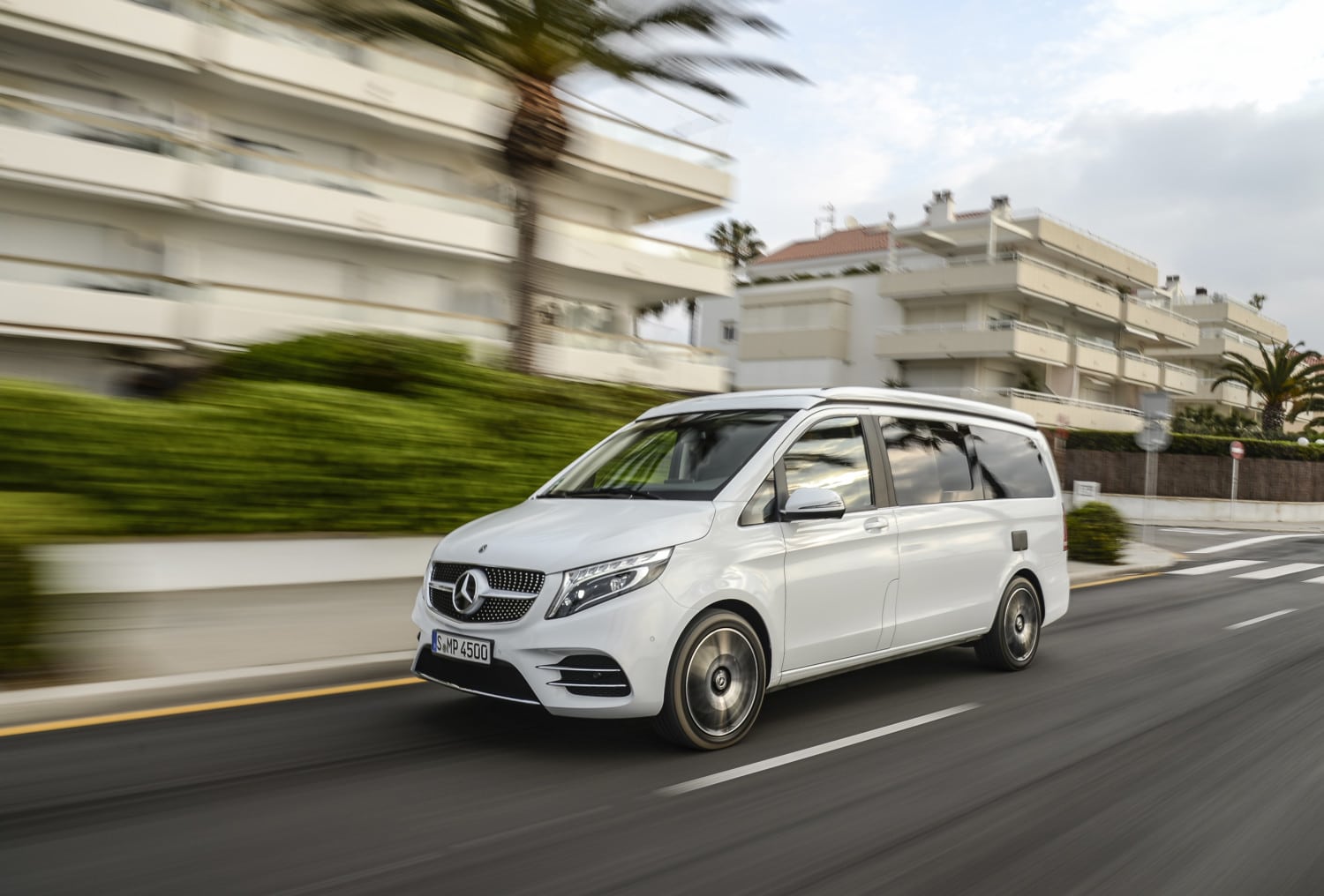 Die neue Mercedes-Benz V-Klasse und Marco Polo, Sitges/Spanien 2019 // The new Mercedes-Benz V-Class and Marco Polo, Sitges/Spain 2019