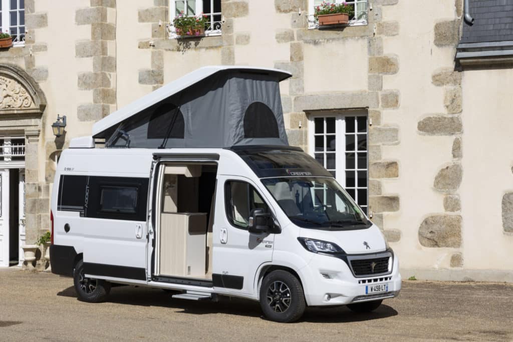 Dreamer D55 en finition UP sur Peugeot Boxer