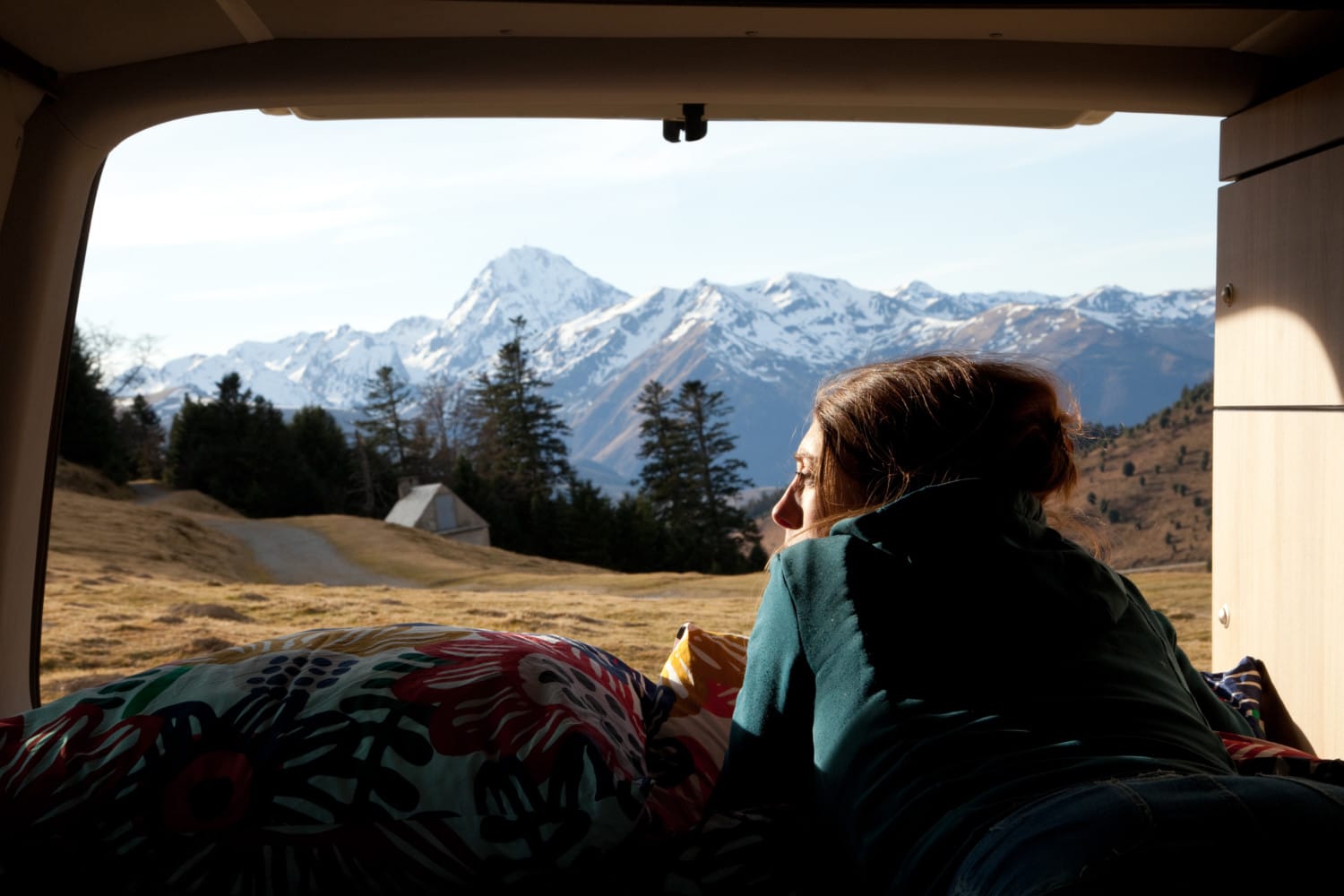 PRISE DE VUE POUR GRAVITEO VAN, Col d’Azet et Col d’Aspin 65, 02-2020